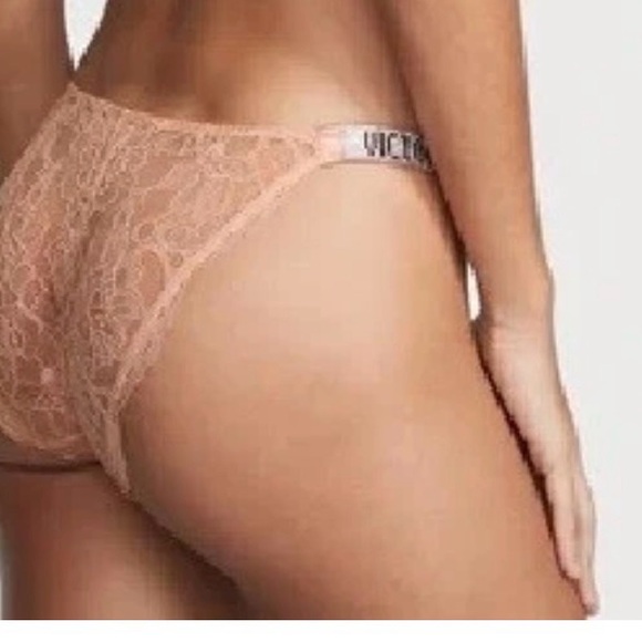 VICTORIA'S SECRET SHINE STRAP RHINESTONE LACE BIKINI PANTY - Picture 3 of 4